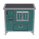 Ver imagem 2 de Fogao a Lenha GII N 2 Gab Sec Xviii Premium Turquesa Se