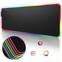 Ver imagem 4 de Mouse Pad Gamer Extra Grande Led Rgb Mousepad Preto