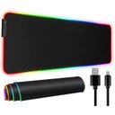 Ver imagem 1 de Mouse Pad Gamer Extra Grande Led Rgb Mousepad Preto