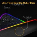 Ver imagem 5 de Mouse Pad Gamer Extra Grande Led Rgb Mousepad Preto