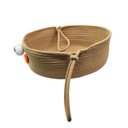 Ver imagem 3 de Cama Gato Arranhador Ninho Cestinho Rasqueavel Pet Animais Estimaçao Felino Confortavel Divertida En