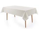 Ver imagem 1 de Toalha de Mesa Retangular 6 Lugares Sempre Limpa Zattar Branca Karsten
