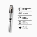 Ver imagem 2 de Caneta Depiladora Aparadora Facial Elétrico Portátil - Branco
