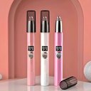 Ver imagem 4 de Caneta Depiladora Aparadora Facial Elétrico Portátil - Branco