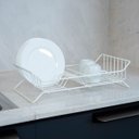 Ver imagem 3 de Escorredor de Louça para Bancada de 1 Nível Standard 8 Pratos : Inventia Aer : Cor: Branco