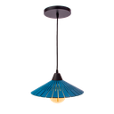 Ver imagem 1 de Luminária Teto Lustre pendente balcão cozinha sala mdf cabo:Azul
