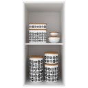 Ver imagem 3 de Armario Aereo 1 Porta 40 Cm Mdf Cz3315 Branco Tecno Mobili