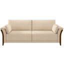 Ver imagem 3 de Sofá 03 Lugares para Sala de Estar Pés em Madeira 222 Cm Stefan M03 Linho Bege - Lyam Decor