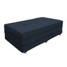 Puff Cama Dobrável Casal 130 Tecido Premium - Linho Prime Marinho - 1