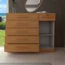Ver imagem 6 de Guarda-roupa Casal Alento 7 Portas 9 Gavetas Cinamomo - Panorama Móveis