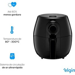 Fritadeira Elétrica Airfryer Elgin Quick Fryer 4l 1350w - 220v 220v - 2