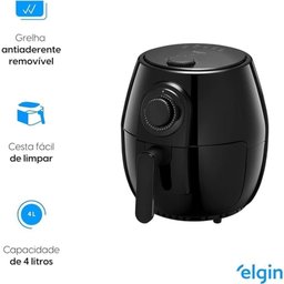 Fritadeira Elétrica Airfryer Elgin Quick Fryer 4l 1350w - 220v 220v - 6