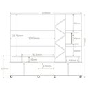 Ver imagem 4 de Estante Home Teather para TV até 55" com LED