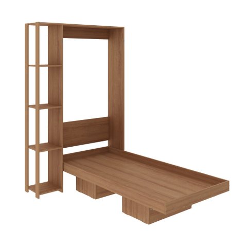 Cama Articulada Solteiro Branco Tecnomobili Cm8013 Cor: Amêndoa