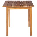 Ver imagem 2 de Mesa Quadrada Tramontina Verona em Madeira Teca Verniz Transparente 74 cm