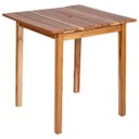 Ver imagem 1 de Mesa Quadrada Tramontina Verona em Madeira Teca Verniz Transparente 74 cm