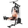 Kit Estação de Musculação 45kg + Kit Halteres 6 em 1 até 20kg Bonafit Preto - 4