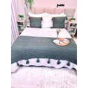 Ver imagem 3 de Kit Peseira Tricot Pompom Cinza C/2capas
