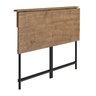 Mesa Escrivaninha Dobravel 90cm 27893 Vermont Preto Artesano - 3