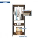 Ver imagem 6 de Guarda Roupa Roupeiro Closet Aberto Organizador Sky Caemmun