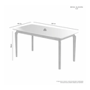 Ver mais imagens de Mesa Alegra 4 Cadeiras Jade 1,20m Linho Bege Jcm - Cinamomo