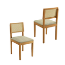 Ver imagem 2 de Mesa Alegra 4 Cadeiras Jade 1,20m Linho Bege Jcm - Cinamomo