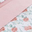 Ver imagem 4 de Cobre Leito Casal Padrão Cotton Select Dupla Face 200 Fios 3 Peças - Hortência - 80% Algodão 20% Pol