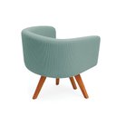 Ver imagem 6 de Poltrona Sala Decorativa Kit 2 Arielle Giratória Madeira Mm35 Cotelê Ext/veludo D03 - D’Rossi