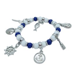 Pulseira Brilhante Marinheiro Linha Água Umbanda - 1