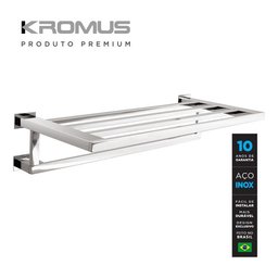 Toalheiro Rack 60 Cm Inox - Kromus Rt0308 - 2
