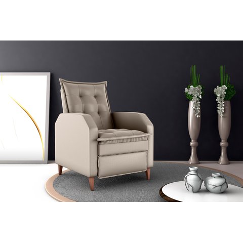 Poltrona Reclinável Mx65 Yaris Turkey Cappuccino F440 - Matrix