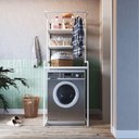 Ver imagem 7 de Estante Organizadora para Lavanderia 3 Prateleiras P1065 Branco Pp Milani Store