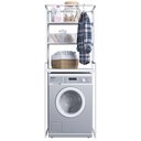 Ver imagem 1 de Estante Organizadora para Lavanderia 3 Prateleiras P1065 Branco Pp Milani Store