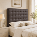 Ver imagem 4 de Cabeceira Ana Estofada Corino p/ Cama Box Casal King 195cm Quarto