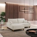 Ver imagem 2 de Sofá Albano Linho 185cm Chaise Lado Esquerdo Meu Sofá Online A302 Linho Branco