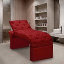 Ver imagem 1 de Maca Estofada Estética Cílios Regulável Spa Suede Ana Clara:vermelho