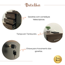 Ver imagem 7 de Conjunto Escritório Artany: Balcão 2 Portas e Gaveteiro