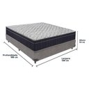Ver imagem 5 de Cama + Box Casal Colchão Ortobom D45 Airtech Extra Firme Cinza