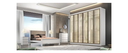 Ver imagem 1 de Guarda Roupa Rizon Glass 6 Portas 8 Gavetas Novo Horizonte Neve