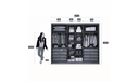 Ver imagem 2 de Guarda Roupa Rizon Glass 6 Portas 8 Gavetas Novo Horizonte Neve