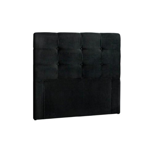 Cabeceira Cama Box Estofada Solteiro Solteiro Clean Solteiro - Suede Negro - Simbal