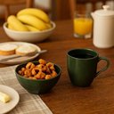 Ver imagem 5 de Conjunto Caneca 273ml e Bowl Orgânico 558ml Arauco Porto Brasil Verde Cozinha Servir Café Chá