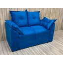 Ver imagem 4 de Sofá 2 e 3 Lugares Azul 410 Paris