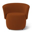 Ver imagem 3 de Kit 03 Poltronas Decorativas Aisha Orgânica Veludo Terracota - Abmaza