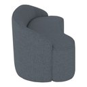 Ver imagem 5 de Sofá 3 Lugares para Sala de Estar Living 180cm Theo D06 Linho Mescla Chumbo - Mpozenato