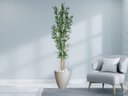 Ver imagem 3 de Planta Árvore Artificial Real Toque Bambu 2,11M