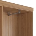 Ver imagem 6 de Guarda-roupas 4 Portas Renzo Casal 5 Nichos Quarto Carvalho