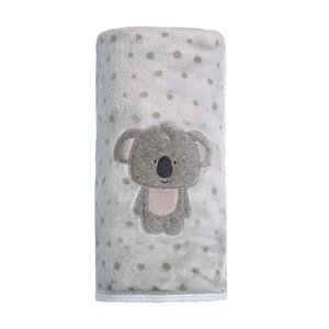 Cobertor Bordado Papi Friends Microfibra: Coala Bob