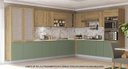 Ver imagem 1 de Armário de Cozinha Modulada Completa de Canto 19 Peças 3,99x2,88m Botanic Kappesberg