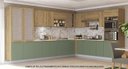 Ver imagem 1 de Armário de Cozinha Modulada Completa de Canto 19 Peças 3,99x2,88m 302 Botanic Kappesberg